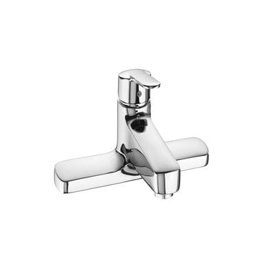 Victoria V2 Chrome Deck Mounted Bath Filler - Bathrooms