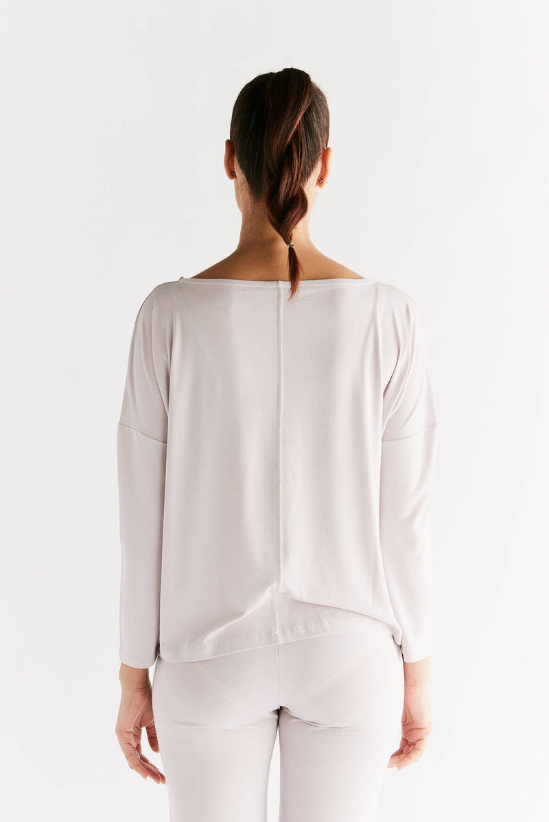 Tencel Active Yoga Womens Long Sleeve Work Shirt Sizes XS to XL - Sustainable Workwear Range