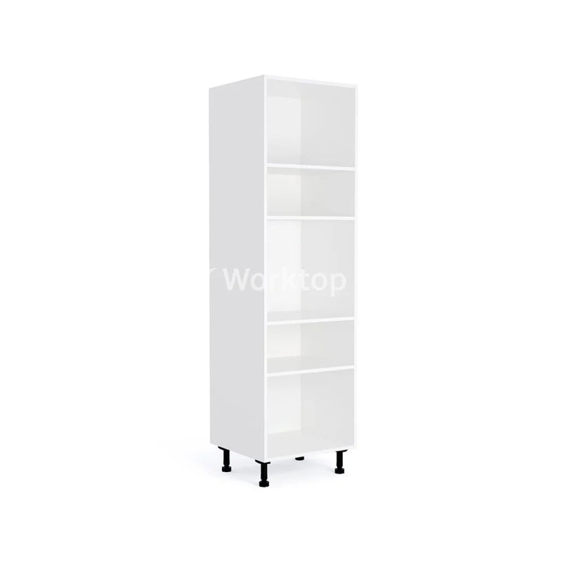 600mm Kitchen Tall Appliance Cabinet White (1970mmH + Legs) -