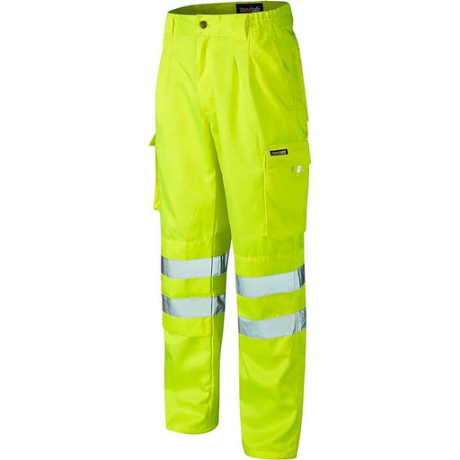 Standsafe HV023 Hi-Vis Yellow Work Trousers - HI-VIS TROUSERS