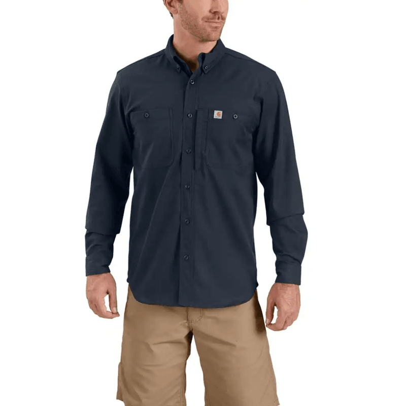 Carhartt 102538 Rugged Professional Series Relaxed Fit Canvas Long Sleeve Shirt - SHIRTS