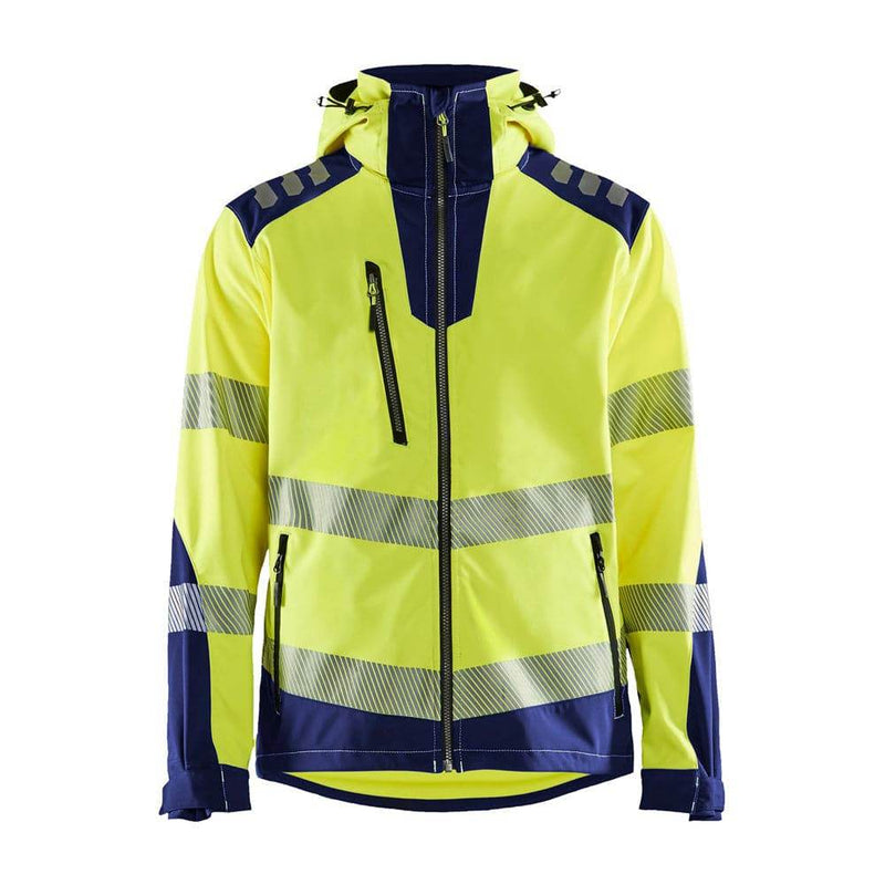 Blaklader 4491 Waterproof Hi-Vis Softshell Jacket - HI-VIS JACKETS & COATS