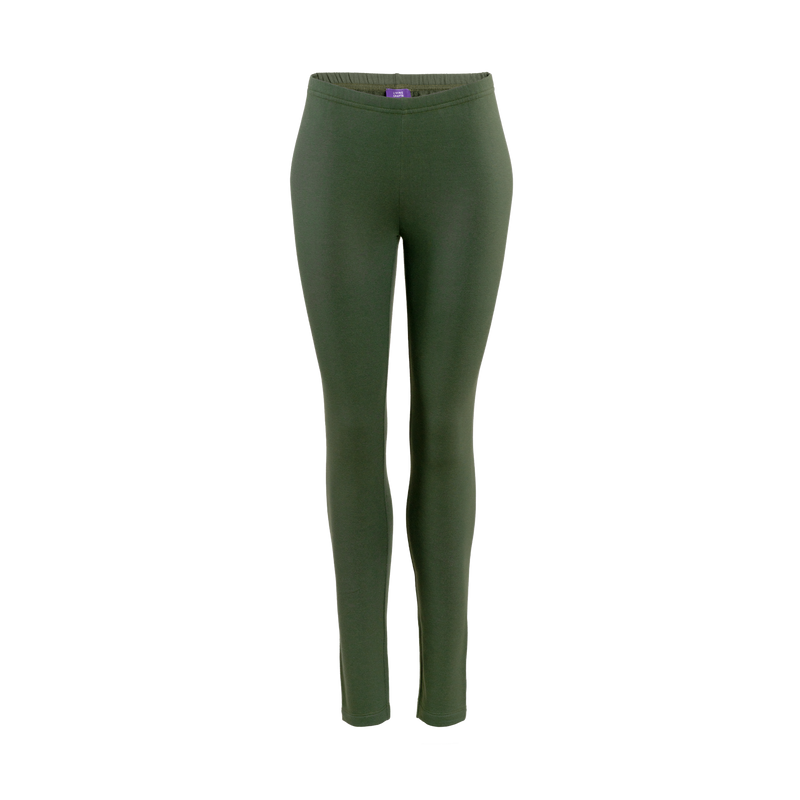 Organic Stretch Fleece Leggings: Womens