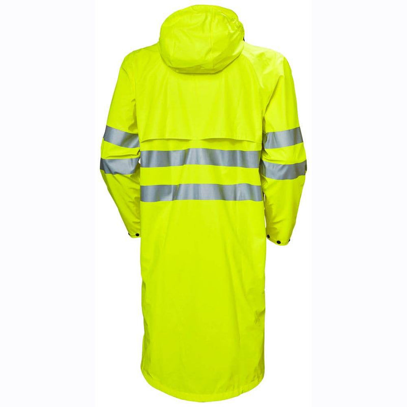 Helly Hansen 70265 Alta Hi-Vis Long Waterproof Rain Coat - WATERPROOF JACKETS & SUITS