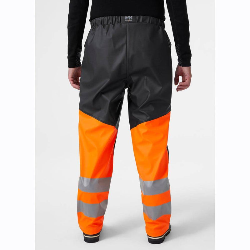 Helly Hansen 70497 Alna 2.0 Hi-Vis Waterproof Rain Pant Trouser - HI-VIS TROUSERS