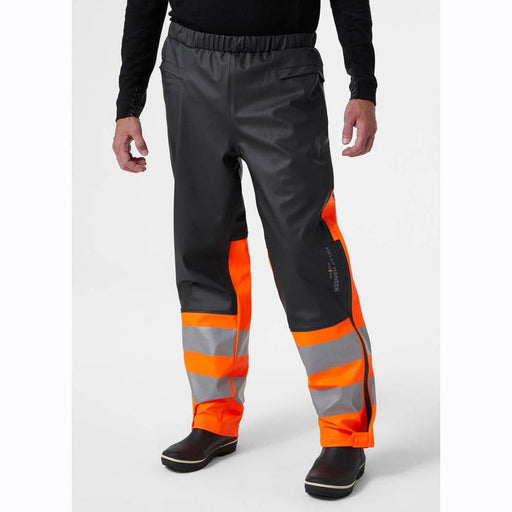 Helly Hansen 70497 Alna 2.0 Hi-Vis Waterproof Rain Pant Trouser - HI-VIS TROUSERS