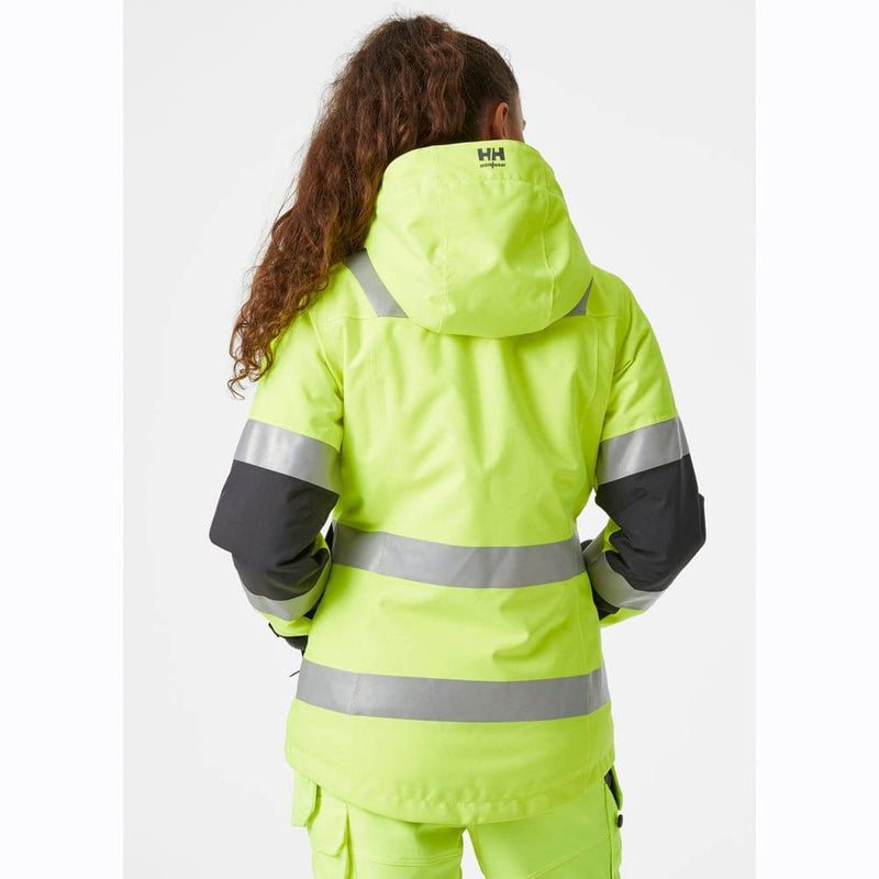 Helly Hansen 71398 Women's Luna Hi-Vis Winter Insulated Jacket - WOMENS HI-VIS CLOTHING