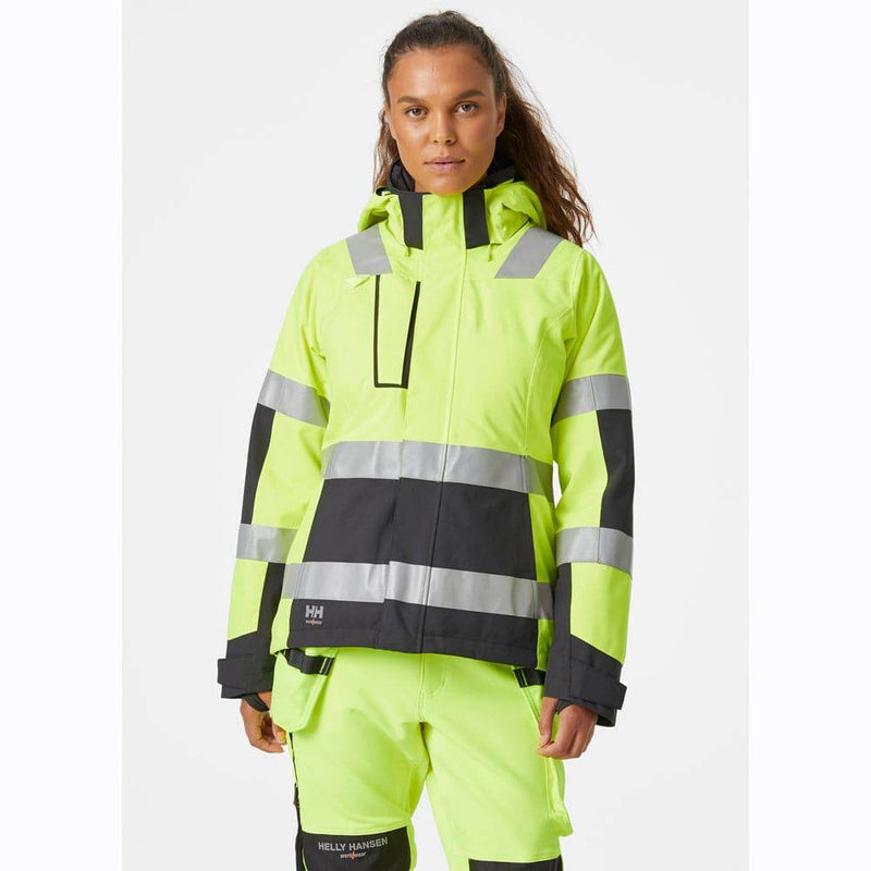 Helly Hansen 71398 Women's Luna Hi-Vis Winter Insulated Jacket - WOMENS HI-VIS CLOTHING