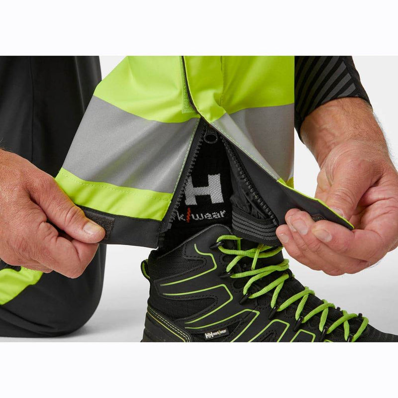 Helly Hansen 71490 Alna 2.0 Hi-Vis Waterproof Winter Insulated Bib & Brace Trouser Pant - WATERPROOF TROUSERS
