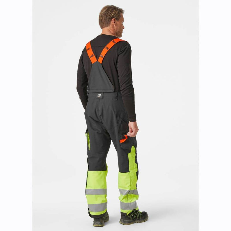 Helly Hansen 71490 Alna 2.0 Hi-Vis Waterproof Winter Insulated Bib & Brace Trouser Pant - WATERPROOF TROUSERS