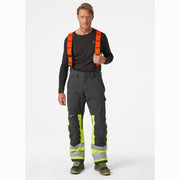 Helly Hansen 71490 Alna 2.0 Hi-Vis Waterproof Winter Insulated Bib & Brace Trouser Pant - WATERPROOF TROUSERS