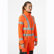 Helly Hansen 72174 Women's Luna Hi-Vis Fleece Jacket - WOMENS HI-VIS CLOTHING