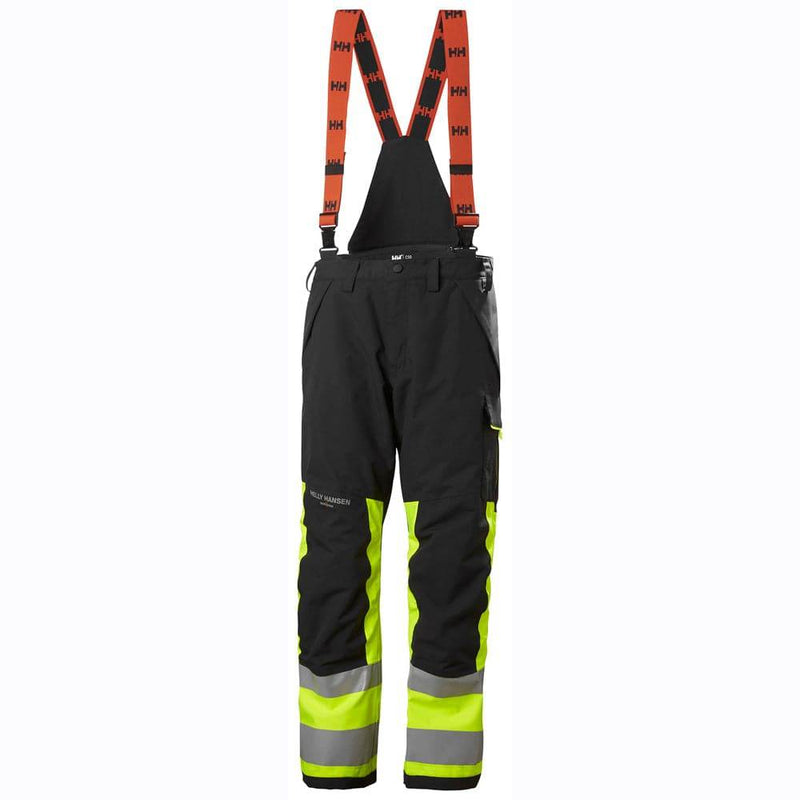 Helly Hansen 71492 Alna 2.0 Hi-Vis Waterproof Shell Bib & Brace Pant - WATERPROOF TROUSERS