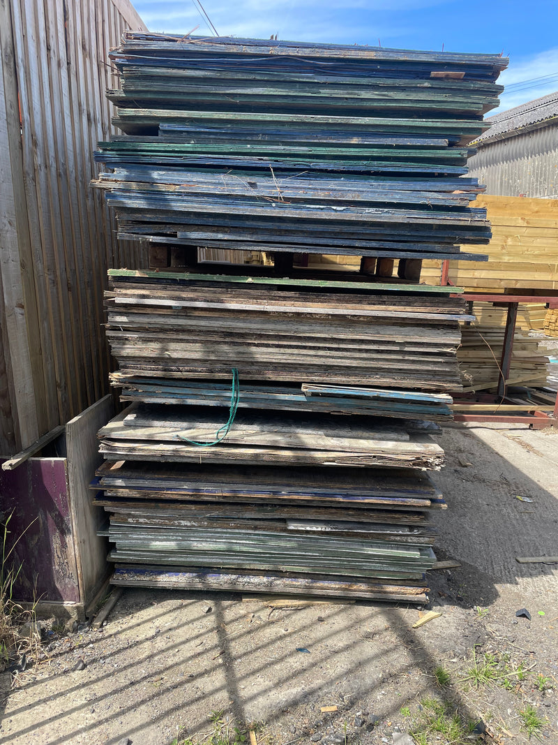 Reclaimed Full Sheets Of Used 18mm Plywood 8x4ft - Shuttering, Roofing, Sheet Material - £15 Each - Hardware > Building Materials > Lumber & Sheet Stock