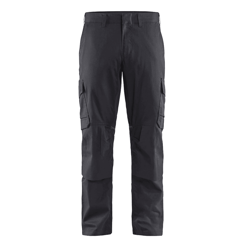 Blaklader 1448 Industry Stretch Kneepad Trousers Mid Grey/Black - KNEE PAD TROUSERS
