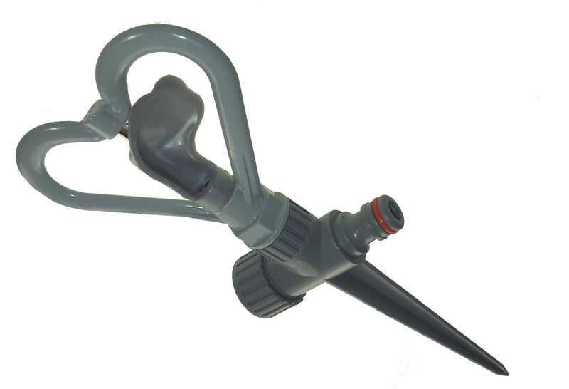 Rotary Butterfly Lawn Sprinkler on Spike De Luxe - White Line - Home & Garden > Lawn & Garden > Watering & Irrigation > Sprinklers & Sprinkler Heads > Sprinklers Garden watering