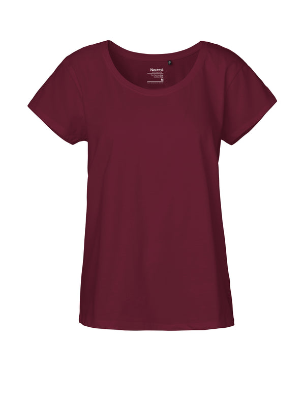 Fairtrade Organic Loose Fit T-shirt: Womens