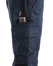 Blaklader 1448 Industry Stretch Kneepad Trousers Dark Navy/Black - KNEE PAD TROUSERS