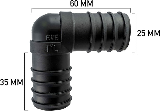 Pond Elbow Connector 25mm - Home & Garden > Decor > Fountains & Ponds > Fountain & Pond Accessories POND