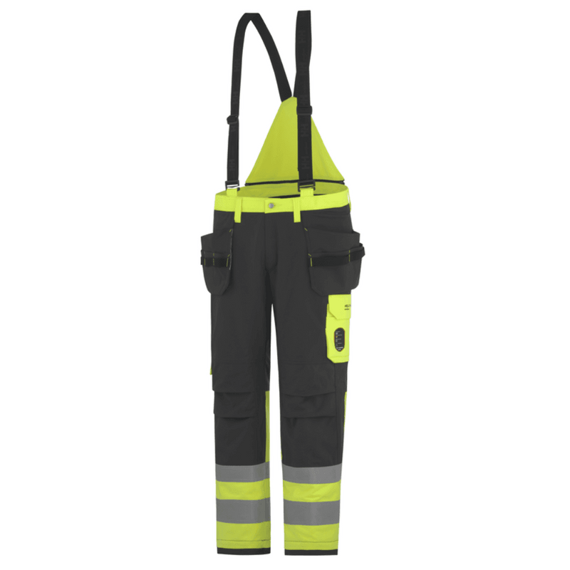 Helly Hansen 71486 Aberdeen FR Multinorm Class 1 High Vis Insulated Work Bibs - FLAME RETARDANT OVERALLS