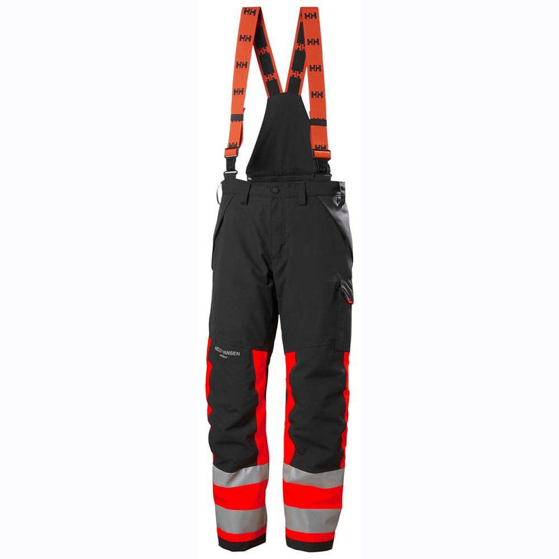 Helly Hansen 71490 Alna 2.0 Hi-Vis Waterproof Winter Insulated Bib & Brace Trouser Pant - WATERPROOF TROUSERS