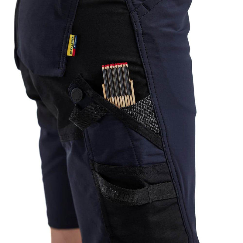 Blaklader 7183 Women's 4-Way Stretch Holster Pocket Shorts - WOMENS TROUSERS