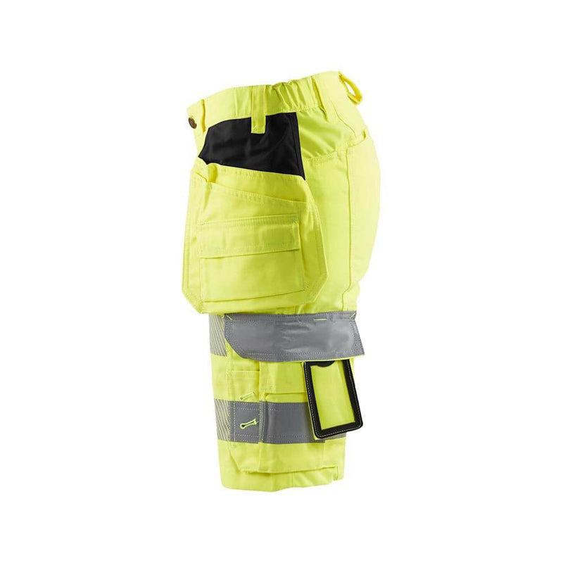 Blaklader 7186 Women's Hi-Vis Stretch Holster Pocket Shorts - WOMENS TROUSERS