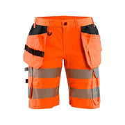 Blaklader 7186 Women's Hi-Vis Stretch Holster Pocket Shorts - WOMENS TROUSERS