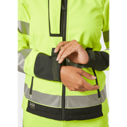 Helly Hansen 74098 Women's Luna Hi Vis Softshell Jacket - WOMENS HI-VIS CLOTHING