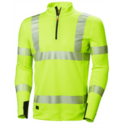 Helly Hansen 75110 Lifa Active Hi Vis Base Layer Half Zip - HI-VIS SWEATSHIRTS & HOODIES