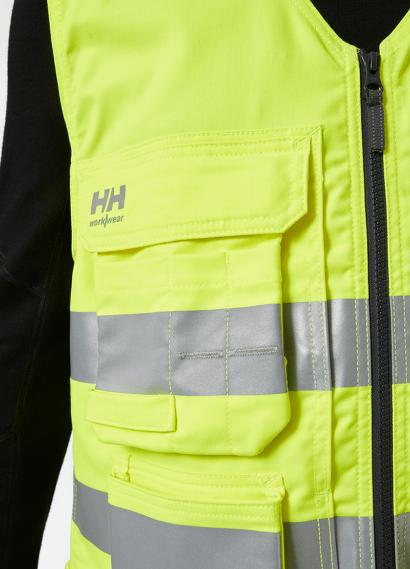 Helly Hansen 77120 2.0 Hi Vis Stretch Construction Vest - HI-VIS JACKETS & COATS