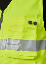 Helly Hansen 77120 2.0 Hi Vis Stretch Construction Vest - HI-VIS JACKETS & COATS