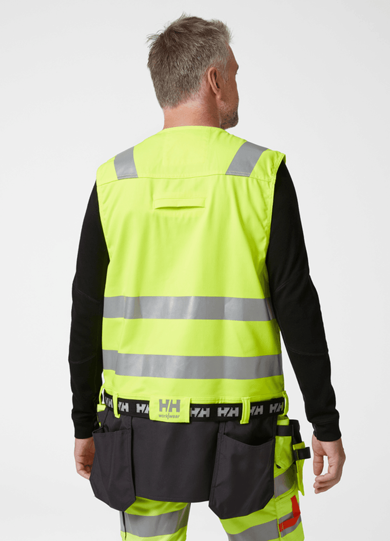Helly Hansen 77120 2.0 Hi Vis Stretch Construction Vest - HI-VIS JACKETS & COATS