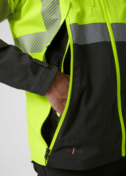 HELLY HANSEN 77203 ICU BRZ BREATHABLE HI-VIS SOFTSHELL JACKET - Apparel & Accessories > Clothing > Outerwear > Coats & Jackets HI-VIS JACKETS & COATS
