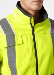 Helly Hansen 77215 UC-ME Stretch Softshell Hi-Vis Jacket Coat - HI-VIS JACKETS & COATS
