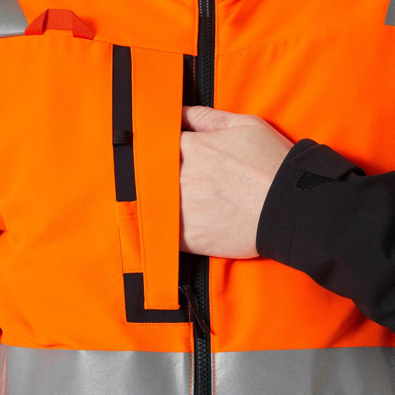 Helly Hansen 77230 Alna 4-Way Stretch Hi Vis Tech Jacket - HI-VIS JACKETS & COATS