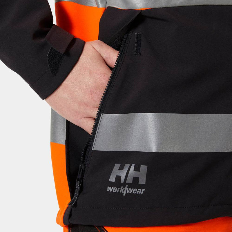 Helly Hansen 77230 Alna 4-Way Stretch Hi Vis Tech Jacket - HI-VIS JACKETS & COATS