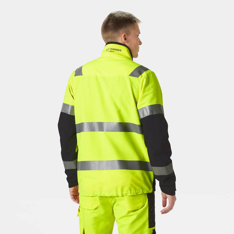 Helly Hansen 77230 Alna 4-Way Stretch Hi Vis Tech Jacket - HI-VIS JACKETS & COATS