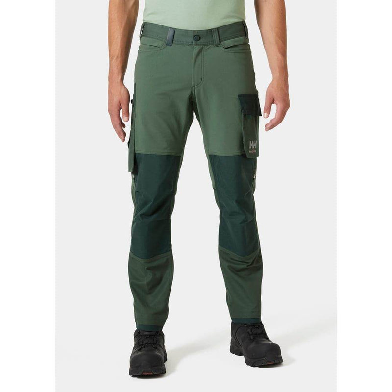 HELLY HANSEN 77395 OXFORD 4-WAY STRETCH CONNECT WORK PANT TROUSER - KNEE PAD TROUSERS