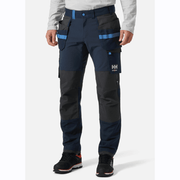 Helly Hansen 77405 Oxford 4-Way Stretch Construction Work Pant Trouser BLUE - KNEE PAD TROUSERS