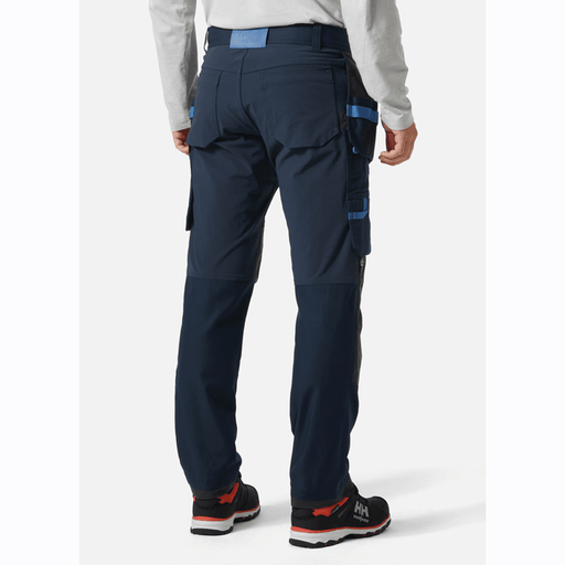 Helly Hansen 77405 Oxford 4-Way Stretch Construction Work Pant Trouser BLUE - KNEE PAD TROUSERS