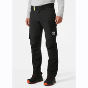 Helly Hansen 77407 Oxford 4X Stretch Work Pants Trousers Black - KNEE PAD TROUSERS