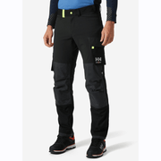 Helly Hansen 77407 Oxford 4X Stretch Work Pants Trousers Black / Ebony - KNEE PAD TROUSERS