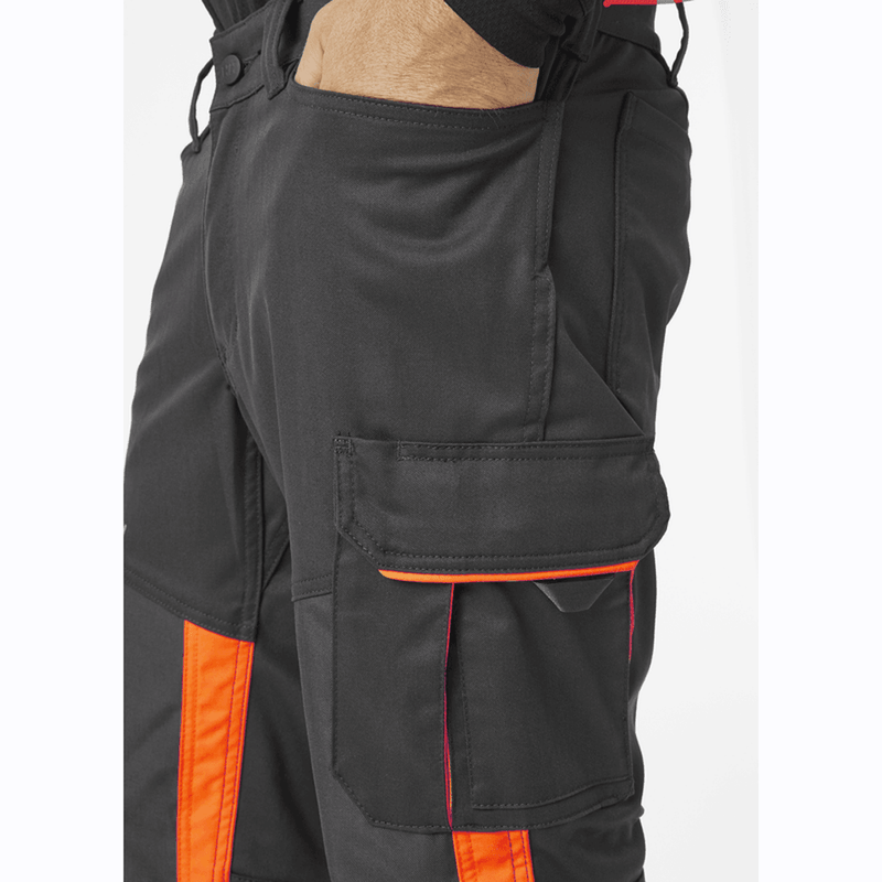 Helly Hansen 77420 Alna 2.0 Hi-Vis Stretch Work Pants Trousers Class 1 - HI-VIS TROUSERS