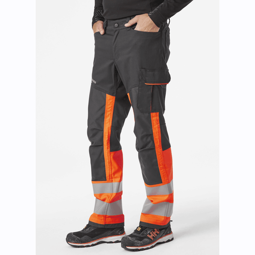 Helly Hansen 77420 Alna 2.0 Hi-Vis Stretch Work Pants Trousers Class 1 - HI-VIS TROUSERS