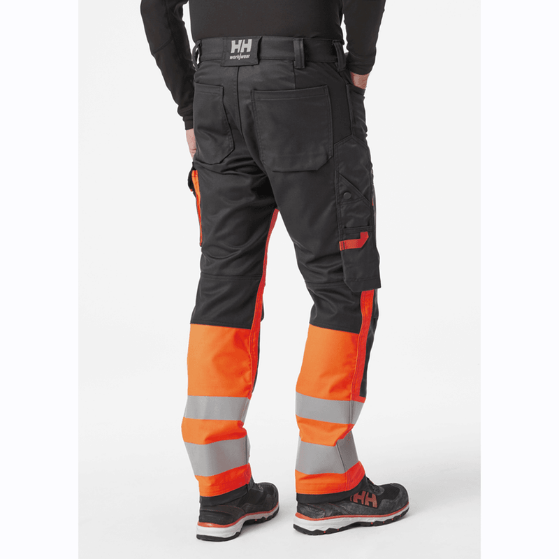 Helly Hansen 77420 Alna 2.0 Hi-Vis Stretch Work Pants Trousers Class 1 - HI-VIS TROUSERS