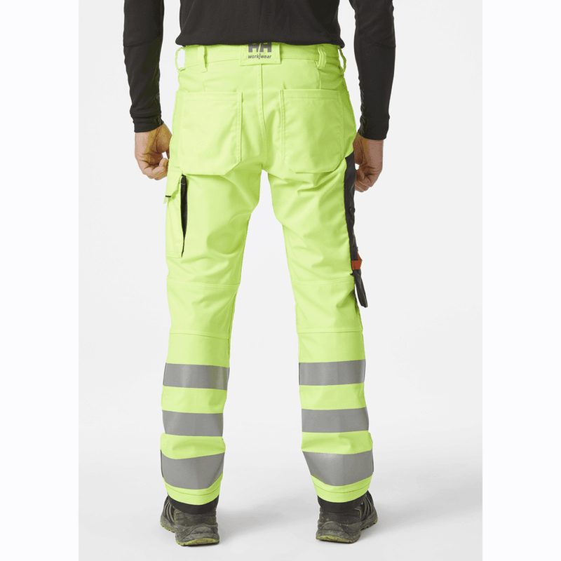 Helly Hansen 77421 Alna 2.0 Stretch Hi-Vis Work Pants Trousers - HI-VIS TROUSERS