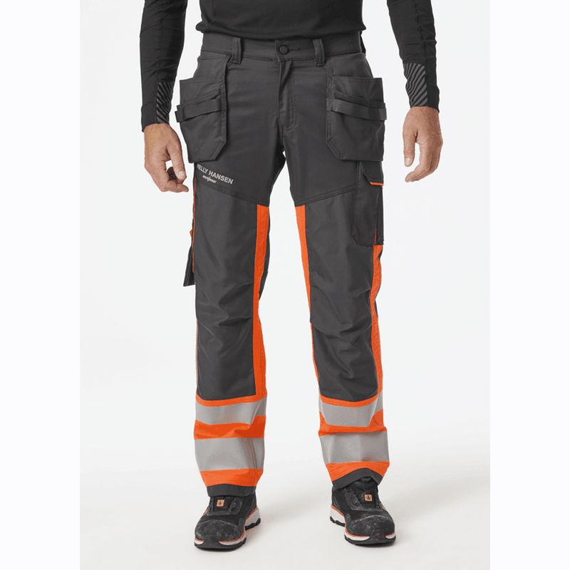 Helly Hansen 77422 Alna 2.0 Hi-Vis Stretch Construction Pants Trousers - HI-VIS TROUSERS