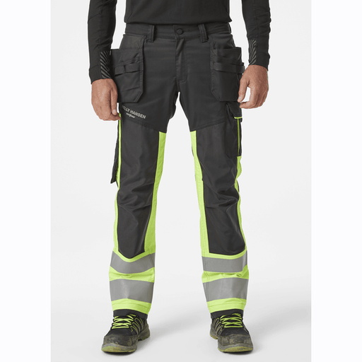 Helly Hansen 77422 Alna 2.0 Hi-Vis Stretch Construction Pants Trousers - HI-VIS TROUSERS