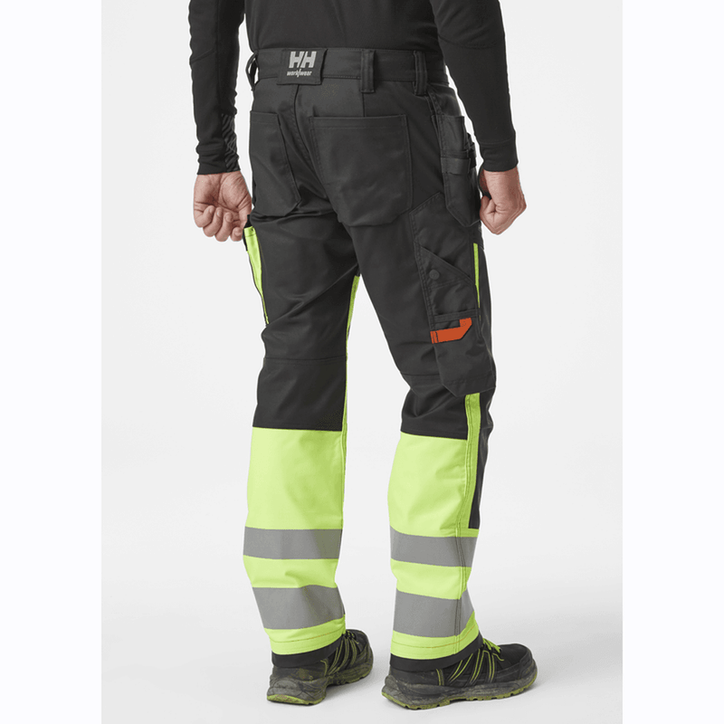 Helly Hansen 77422 Alna 2.0 Hi-Vis Stretch Construction Pants Trousers - HI-VIS TROUSERS
